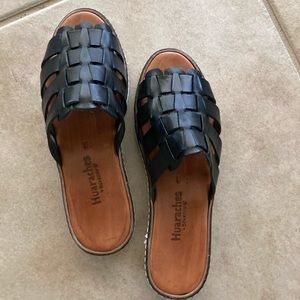Huaraches leather sandals